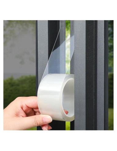 Cinta de Sellado Transparente ZMLTLMG 5cm x 10m para Ventanas