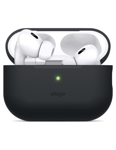 Funda de Silicona elago para AirPods Pro 2 - Negro