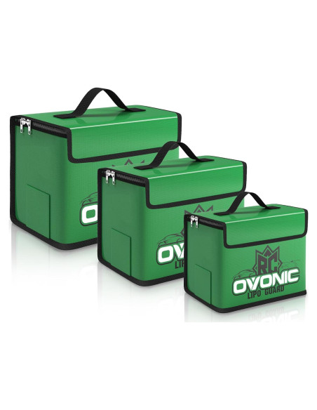 Bolsa de Seguridad LiPo OVONIC a Prueba de Fuego - 3 Tamaños