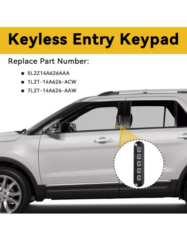 Teclado de entrada sin llave RLP para Ford Explorer 2002-2010