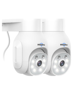 Cámara de Seguridad Inalámbrica Hiseeu 3MP Exterior WiFi