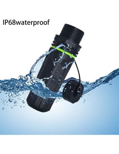 Acoplador RJ45 Impermeable CNBTR CAT 5/6 IP68 88mm Acoplador RJ45 Impermeable CNBTR CAT 5/6 IP68 88mm