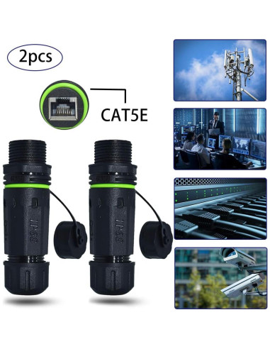 Acoplador RJ45 Impermeable CNBTR CAT 5/6 IP68 88mm
