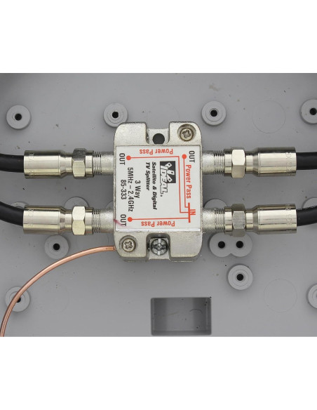 Divisor de Cable Digital 3 Vías IDEAL 85-333 2.4 GHz