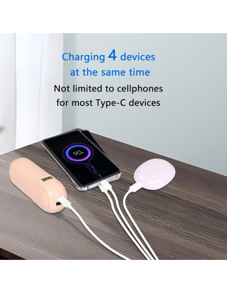 Cable Divisor USB C 4 en 1 GELRHONR 0.5M Blanco Cable Divisor USB C 4 en 1 GELRHONR 0.5M Blanco