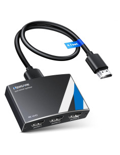 Divisor HDMI 4K NEWCARE 1x3 Salidas con Cable de 1.2m