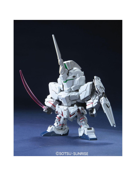 Figura de acción SD Unicorn Gundam Bandai 53.5x65.5 cm