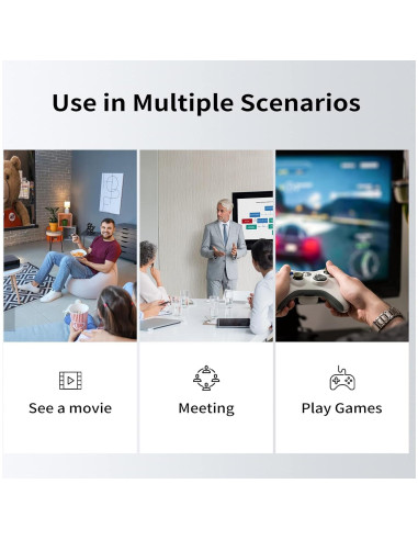 Interruptor HDMI 3 en 1 NEWCARE 8K@60Hz 4K@120Hz 48Gbps