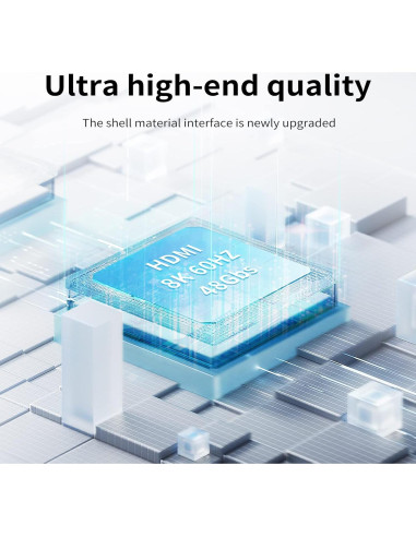 Interruptor HDMI 3 en 1 NEWCARE 8K@60Hz 4K@120Hz 48Gbps