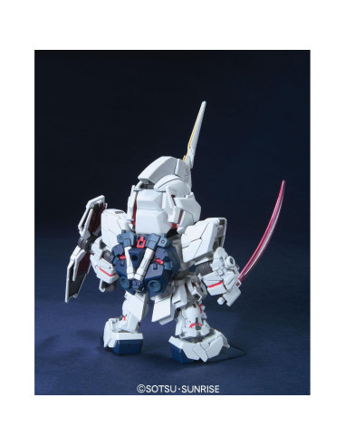 Figura de acción SD Unicorn Gundam Bandai 53.5x65.5 cm