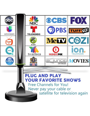 Antena Digital Interior ATVFuture 2025 HD 360 Recepción