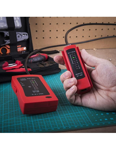 Kit de herramientas de red Hi-Spec 9 piezas para CAT5/CAT6