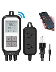Termostato Inteligente WiFi MOES para Calefacción y Enfriamiento