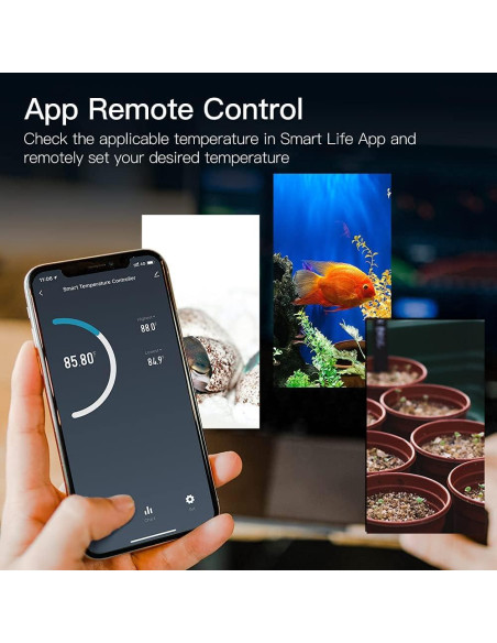 Termostato Inteligente WiFi MOES para Calefacción y Enfriamiento