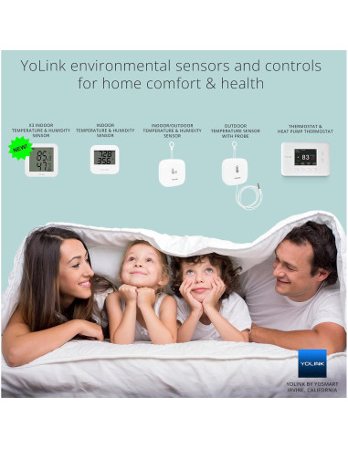 Sensor de Temperatura y Humedad YoLink YS8003-UC Digital