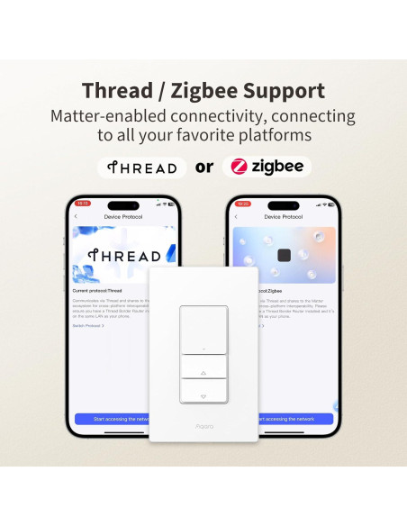 Interruptor Regulador Inteligente Aqara H2 2-en-1 Neutro Interruptor Regulador Inteligente Aqara H2 2-en-1 Neutro