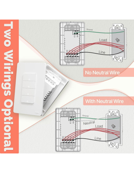 Interruptor Inteligente MOES Zigbee 1 Espacio Blanco Sin Neutro
