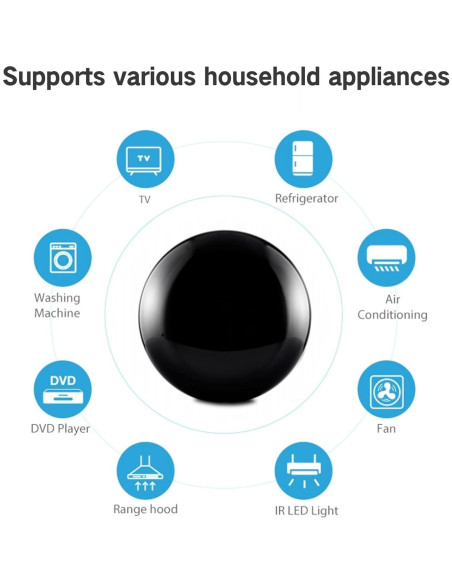 Hub Control Remoto Infrarrojo Jinvocloud UFO-R6 WiFi 90g Hub Control Remoto Infrarrojo Jinvocloud UFO-R6 WiFi 90g