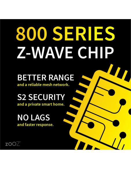 Interruptor Doble Z-Wave Zooz ZEN30 800LR Blanco 75W LED