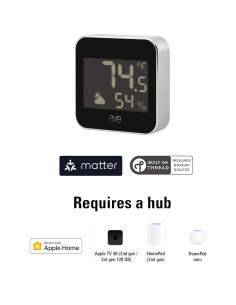 Estación Meteorológica Inteligente Eve Weather - Temperatura y Humedad 2