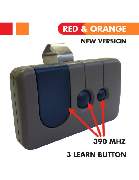 Control Remoto Abridor Puerta Garaje Craftsman HBW1255 390MHz Control Remoto Abridor Puerta Garaje Craftsman HBW1255 390MHz