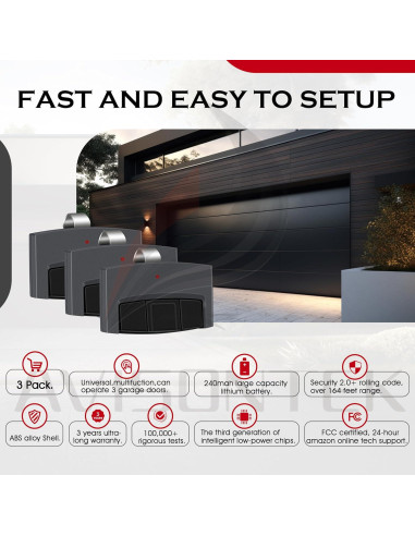 Control Remoto Universal Craftsman 139.30498 para Garaje