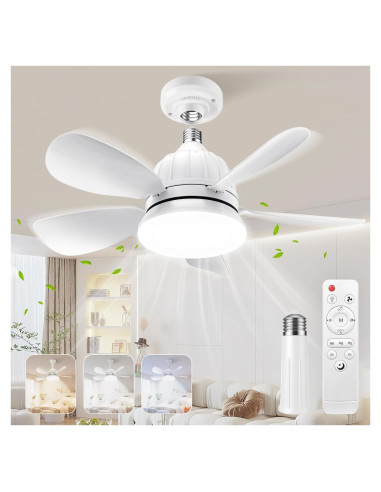 Ventilador de Techo con Luz OSTIVE 45.72 cm Control Remoto