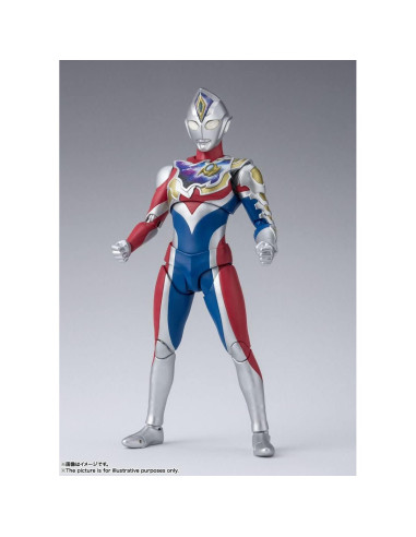 Figura de Acción Ultraman Decker Flash Type S.H.Figuarts Bandai 12 cm
