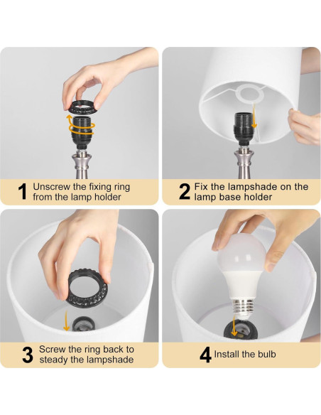 Lámpara de Mesa Táctil Boncoo Regulable 3 Niveles 40.6cm