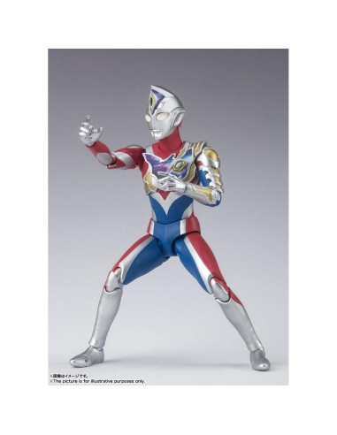 Figura de Acción Ultraman Decker Flash Type S.H.Figuarts Bandai 12 cm