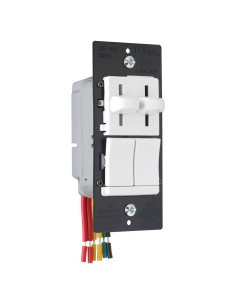 Interruptor Regulador de Luz Legrand Pass & Seymour 300W Blanco