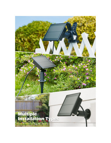 Luces de Cadena Solares Brightown 17.7m LED Irrompibles con Control Remoto