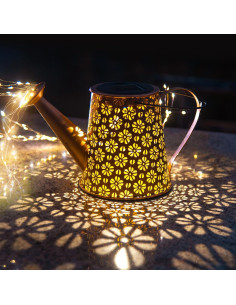 Lámpara Solar de Jardín KJ023, Metal Impermeable IP65, 27.9x17.8cm 2