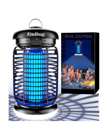 Zapper de Insectos Endbug 2 en 1 con Luz LED 15W IPX6