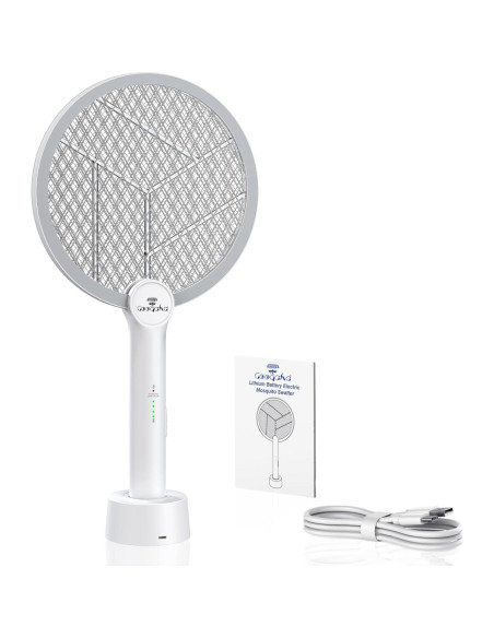 Raqueta Zapper de Insectos GooQand 4000V Carga USB 2 en 1