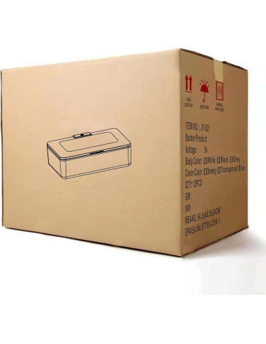 Caja Desinfectante UV-C ENNVA 360 Portátil Rosa 0.79 kg