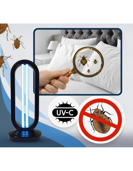 Desinfectante de Luz UV Uvlizer 99.9% Efectivo con Control Remoto