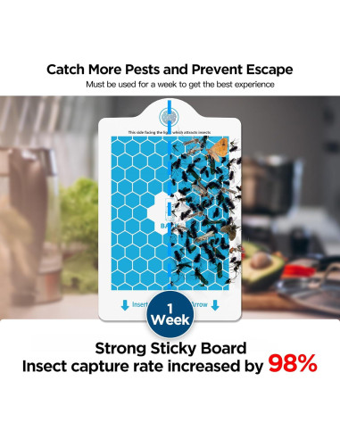 Trampa para Insectos BietrunPro MK88B Luz UV+Azul+Amarillo