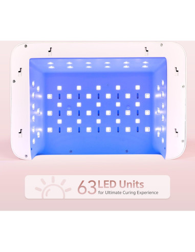 Lámpara UV LED Profesional GAOY para Uñas de Gel con Reposabrazos