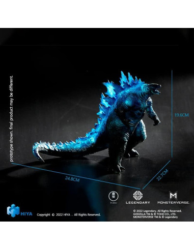 Figura Godzilla Vs. Kong Hiya Toys PVC 19.56 cm Exclusiva