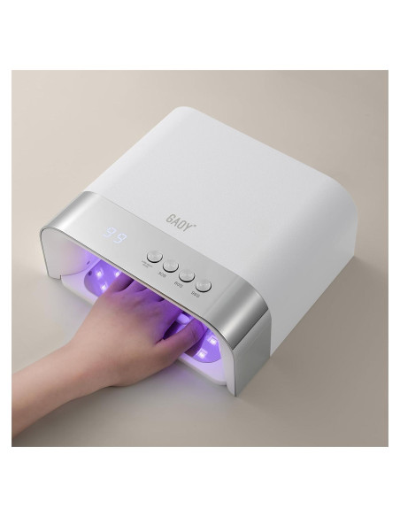 Lámpara UV Profesional GAOY 36 LED para Uñas Largas 16.5cm Lámpara UV Profesional GAOY 36 LED para Uñas Largas 16.5cm