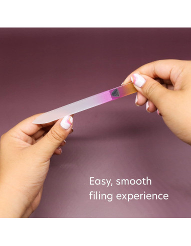 Juego de 5 limas de vidrio checo Bona Fide Beauty - Reutilizables