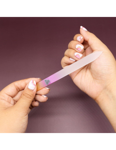 Juego de 5 limas de vidrio checo Bona Fide Beauty - Reutilizables