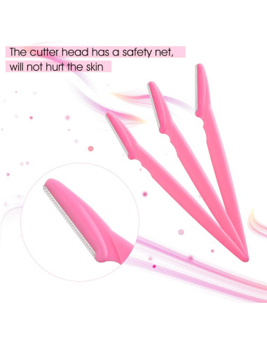 Afeitadora de Cejas FEPITO 60 Unidades Acero Inoxidable