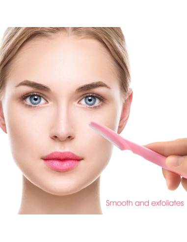 Afeitadora de Cejas FEPITO 60 Unidades Acero Inoxidable