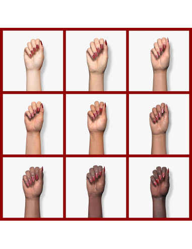 Esmalte de Uñas AIMEILI Rojo Brillante 10ml - Sin HEMA