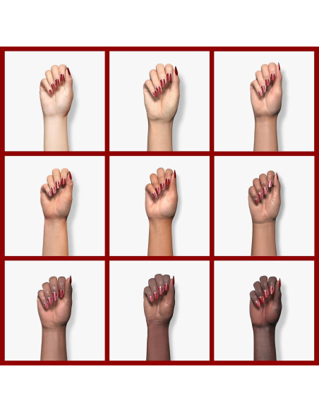 Esmalte de Uñas AIMEILI Rojo Brillante 10ml - Sin HEMA