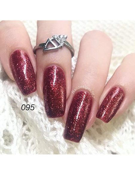 Esmalte de Uñas AIMEILI Rojo Brillante 10ml - Sin HEMA