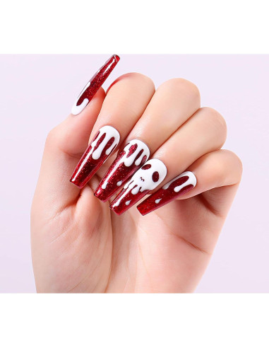 Esmalte de Uñas AIMEILI Rojo Brillante 10ml - Sin HEMA