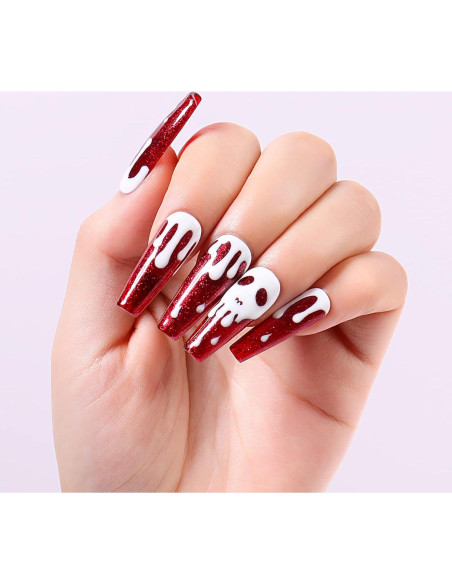 Esmalte de Uñas AIMEILI Rojo Brillante 10ml - Sin HEMA